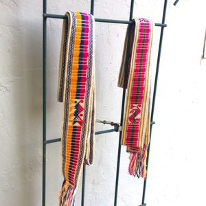Colorful Embroidered Peruvian Belts